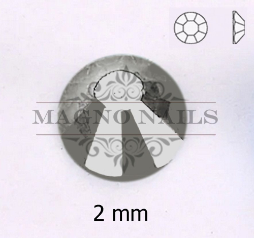 Glas Strasssteine rund - Labrador Nail Art Nails Nagel Nögel Nailart